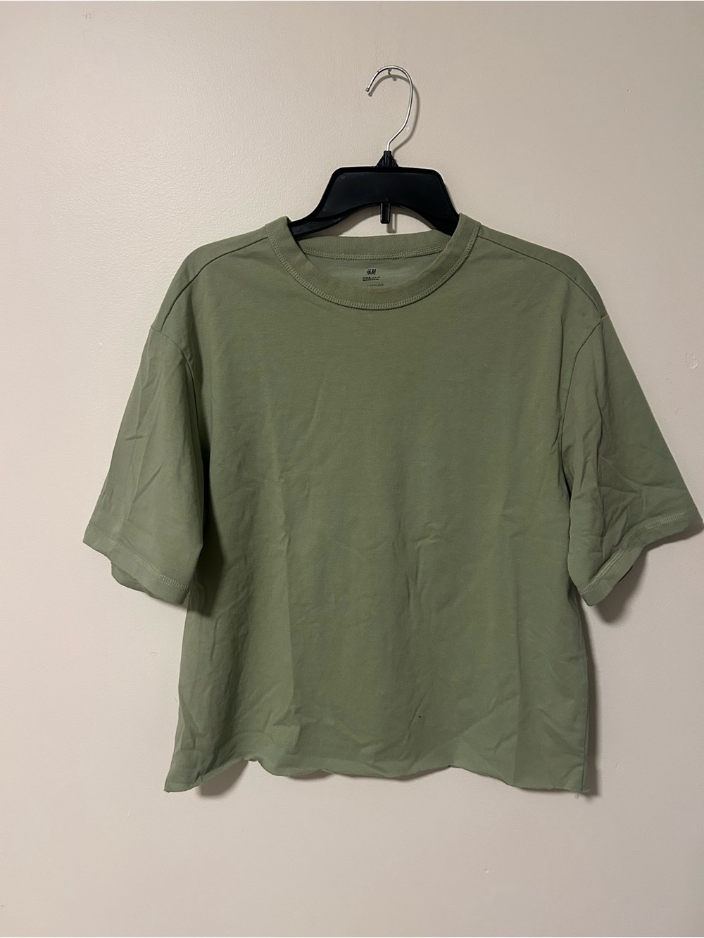 H&M Olive Crewneck Short Sleeve Tee
